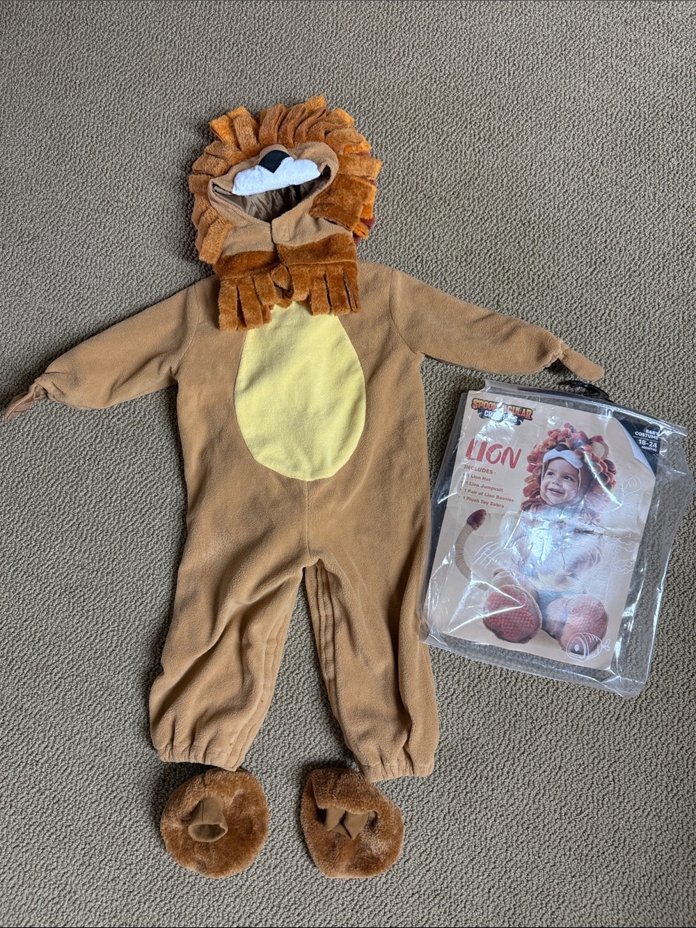 Spooktacular Creations Lion Costume size 18 - 24 months